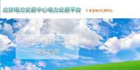 北京電力交易中心電力<font color=