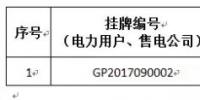貴州關(guān)于2017年11月掛牌交易(電力用戶(hù)、售電公司掛牌)成交情況的公告：<font color=