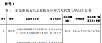 東莞第五、第六批分布式光伏發(fā)電項目匯總表