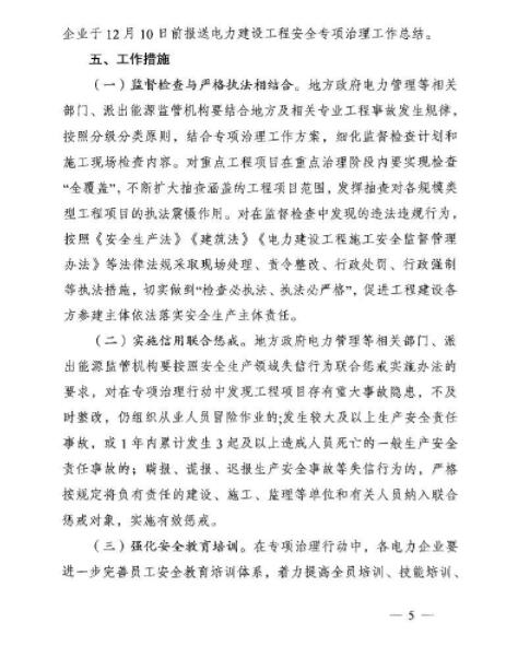 能源局：專項(xiàng)治理風(fēng)電、太陽(yáng)能發(fā)電等發(fā)電建設(shè)工程和電網(wǎng)建設(shè)工程