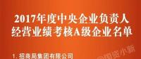 五大發(fā)電、中船重工、中國中車...16家風電相關企業(yè)入選2017年度央企負責人經(jīng)營業(yè)績考核A級名單