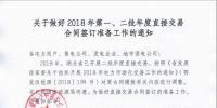 湖北2018年第一、二批年度直接交易合同簽訂準(zhǔn)備工作
