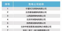 北京新增9家售電公司 1家注冊暫不生效！